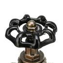 Steampunk Industrial 1/2" Black Iron Pipe Rotary Lamp Stop Light Switch