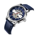 OCHSTIN 62002 Automatic Mechanical Watch Business Style Leather Strap Men Watches