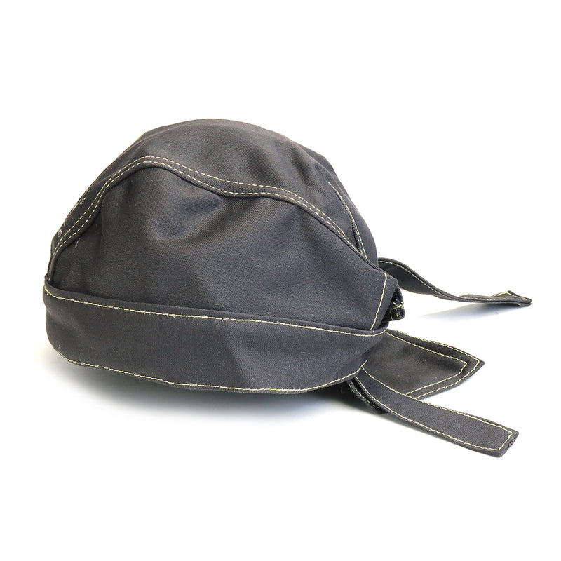 Grey Welding Flame Retardant Hat Cap Scarf Helmet Head Protection Universal