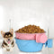 Dog Cat Hanging Bowl Stationary Drinking Bowl Stainless Steel Water Food Feeder Feeding Dog Puppy Cat Pet Bowl
