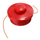 Nylon Line Head General Mower Head With 2.4mm Cut Red Rope for Lawnmower