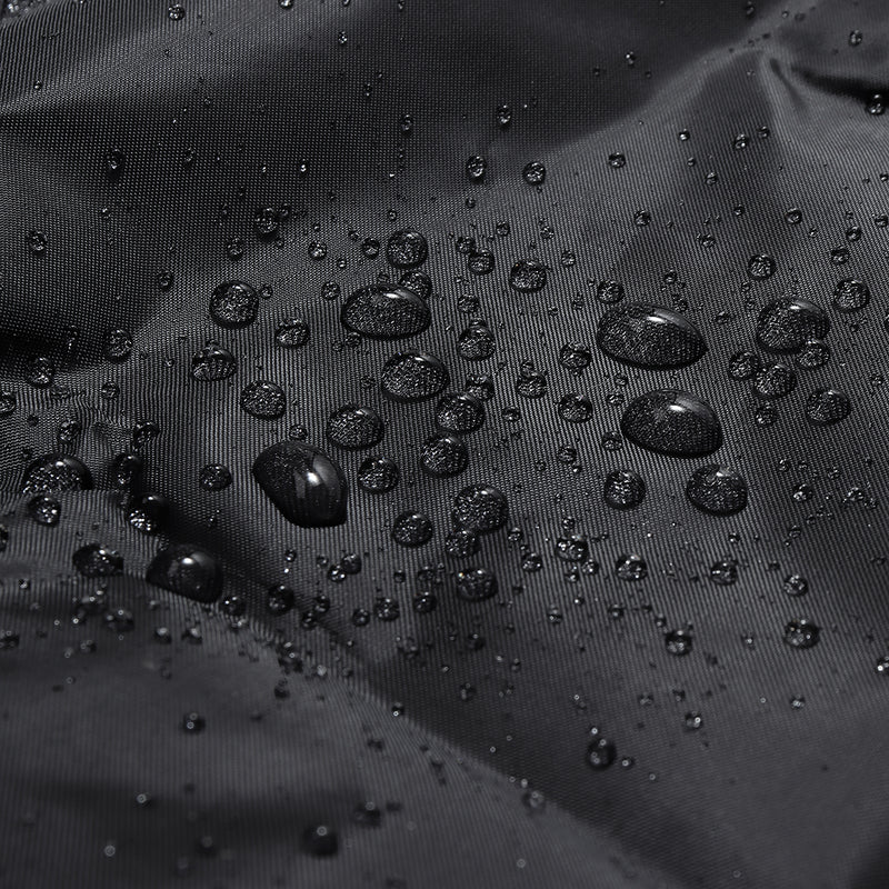 Square Black Fire Pit Cover Outdoor Garden Dustproof Waterproof Cover Garden Table Furniture Cover