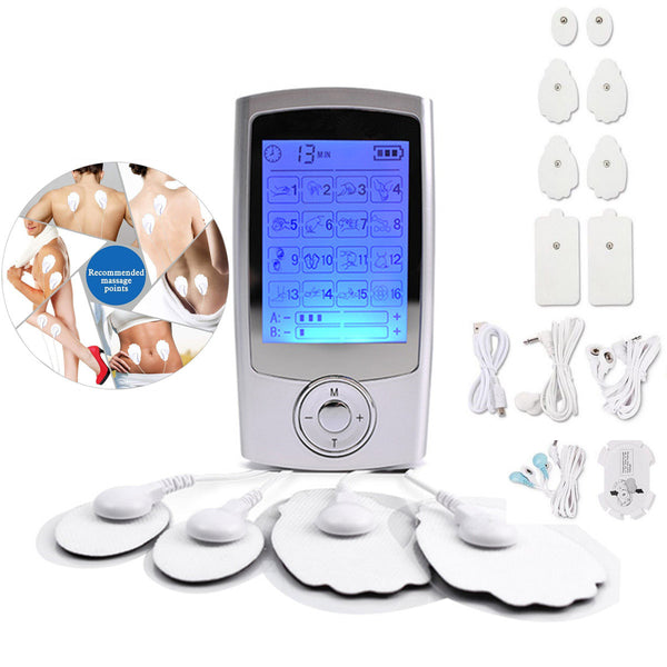 10V 16 Modes Electric Massager Therapy Acupuncture Pain Fitness Fatigue Relif Massager