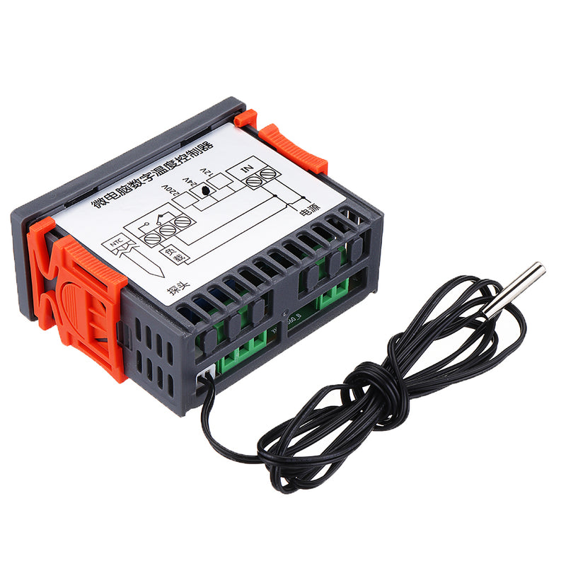 XH-W2060 Embedded Digital Thermostat Cabinet Freezer Cold Storage Thermostat Temperature Controller Temperature Control