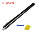 Automotive Glass Explosion-proof Sunscreen Thermal Insulation Deep Black Car Window Roof Film 75cm X 6M