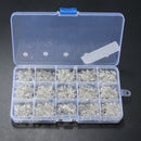 750Pcs 3mm Diodes LED Light Yellow Red Blue Green White Assortment DIY Kit