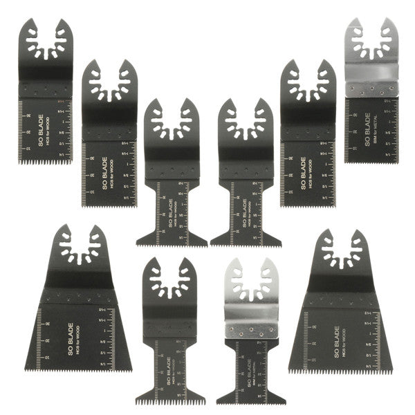 10pcs Multitool Saw Blade Accessories For Dewalt Stanley Black and Decker Bosch Multitool