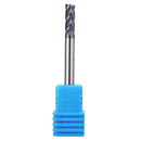 Drillpro 1-10mm 4 Flutes Tungsten Carbide Milling Cutter HRC50 Milling Cutter CNC Tool