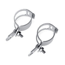 28mm to 43 mm Motorcycle Headlight Mounting Bracket Metal Chrome