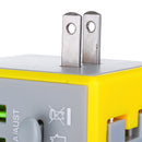 AUGIENB All In One Universal Conversion Plug UK/EU/AU/US Electric Plug Converter AC Power Adapter USB Charger