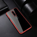 IPAKY Armor Transparent Shockproof PC+Soft TPU Edge Shell Protective Case for Oneplus 7 Pro