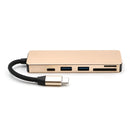 Bakeey 5 in 1 USB Hub Type-C to 4 Port USB3.0+USB2.0+TF/Micro SD+SD Type C PD Adapter Hub