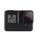 TELESIN GP-FLM-802 2 Set 9H Tempered Touch Screen Lens Protective Film for GoPro Hero 8 Black Action Camera