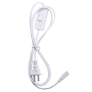 1.5M T4 T5 T8 Tube Connector Cable Cord US Plug Line for LED Fluorescent Grow Light Bar