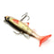 ZANLURE 5Pcs/Set 8.5cm 14g Soft Silicone Minnow Bait Lead Head Fishing Lure Tackle Sharp Hook