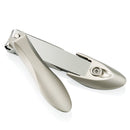 Y.F.M Nail Catcher Clipper Stainless Steel Anti Splash Manicure Tool Curved File Trimmer Travel