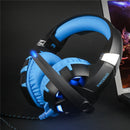 K2 3.5mm Gaming LED Light Headphone USB 7.1 Stereo Surround Sound Computer Headset Headband with Mic