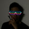 4 Modes LED Glow EL Glasses Party Flashing Festival Neon Wire Bar Party Light Up Goggles