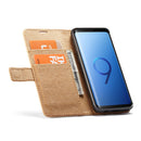 WHATIF Protective Case For Samsung Galaxy S9 Waterproof Kraft Paper Magnetic Detachable Wallet