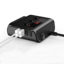 TR12 100W Car Charger Adapter With On/Off Switch 3 Cig arette Lighter Sockets