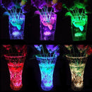 Waterproof 10 LED RGB Remote Control Night Light Submersible Christmas Party Vase Base Light