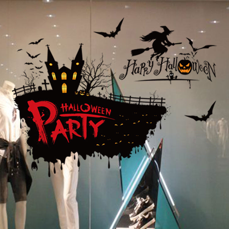 Miico FX3041 Creative Halloween Sticker Cartoon Wall Sticker For Room Halloween Decoration