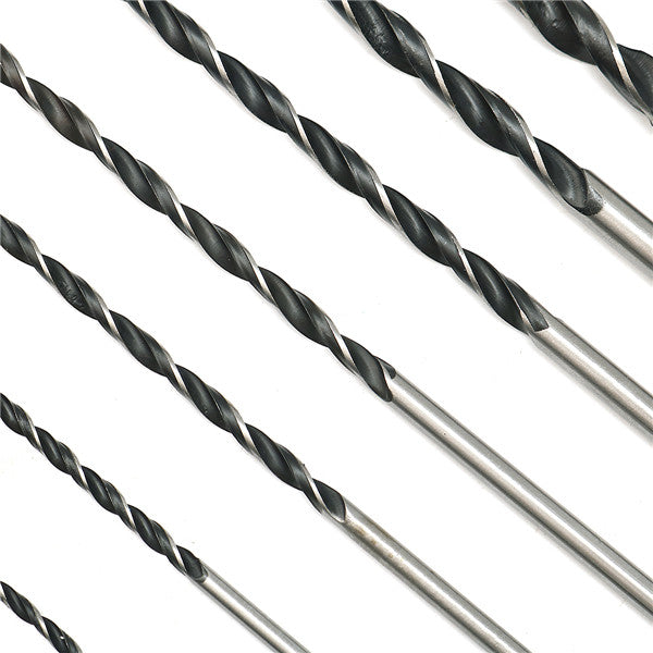 7pcs 300mm Extra Long Brad Point Twist Drill Bits Set 12 Inch Wood Working Drill Bit