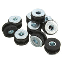 10pcs Motorcycle Rubber Grommets Bolt For Honda/Yamaha/Suzuki/Kawasaki Fairings