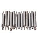 13Pcs HSS-AL Drill Bit Set for Key Cutting Machine Cutter