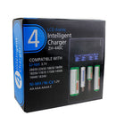 Viwipow ZL440C Universal Speedy Charging 4 Slot LCD Automatic Display for Li-ion/Ni-MH/Ni-Cd/ Fire Prevention Battery Charger