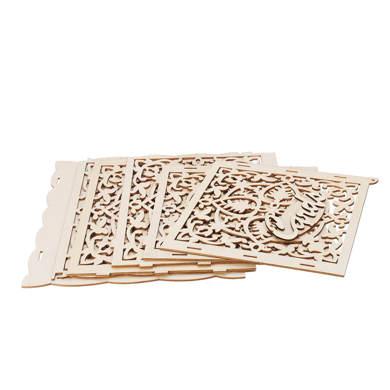 Wooden Wedding Card Post Box with Lock Collection Gift Card Boxes Weddings Decor Supplies