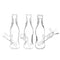 13.2cm Length Mini Glass Pipe With Glass Joint Pipes For Smoking