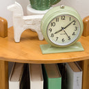 MUMAREN 1/2 Tiers Bamboo Fan Shaped Corner Bookshelf Storage Rack Wall-mounted Wooden Corner Desk Shelf