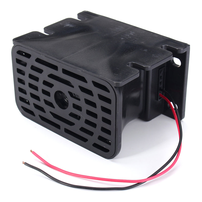 Black DC 9-48V Car Motorcycle Vehicle Reversing Horn Back-up Alarm 115dB