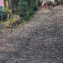 8x8FT City Street Cobbled Road Photography Backdrop Background Studio Prop