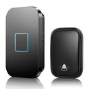 CACAZI Home Wireless Self-powered Doorbell No Battery Required Button Receiver 1 to 1 150M Remote Smart Calling Bell
