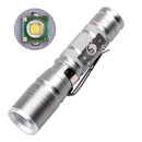 U King ZQ-X1005 XPE 600LM 1Mode Mini Zoomable LED Flashlight 14500