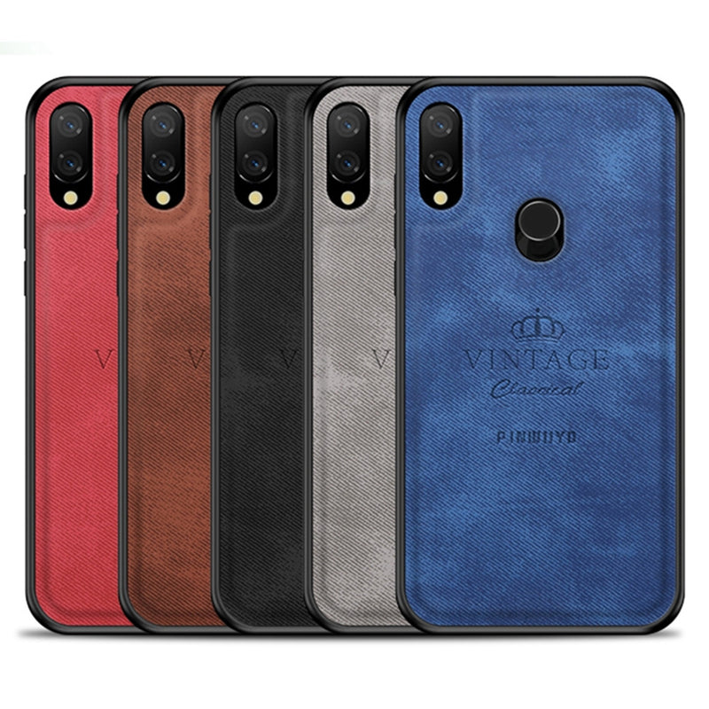 MOFI PINWUYO Shockproof PU Leather Soft TPU Back Cover Protective Case for Xiaomi Redmi Note 7 / Note 7 Pro