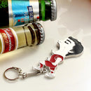 Portable Luis Suarez Bottle Opener Keychain Glass Beer Opener Zinc Alloy Bottle Opener for Bar Gifts