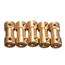 5pcs 9mm Brass Coupling Coupler with Spanner and Screw