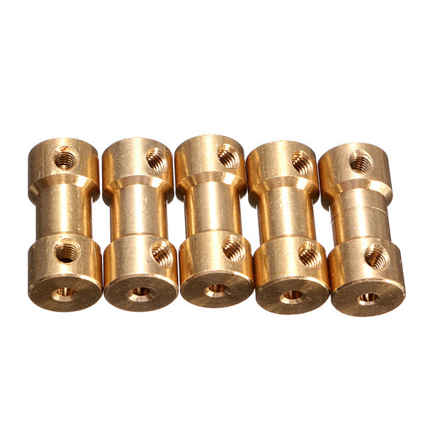 5pcs 9mm Brass Coupling Coupler with Spanner and Screw