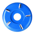 Five-tooth ARC Wood Turbo Carving Disc Tool Milling Cutter for 22mm Angle Grinder