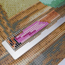 5D DIY Diamond Painting Embroidery Paste Sticker Dotting Point Anti-stick Drilling Straight Ruler Tools Accessory