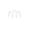 M Shape Multicolor Metal Hollow Music Book Clip