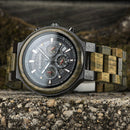 BOBO BIRD NS22 Scratch Proof Watch Face Hand Crafted Real Natural Wood Retro Men Watch Quartz Watch