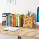 Adjustable Book Shelf Separate Pencil Pen Holder Storage Box Rack Desk Stationery Density Plate Desktop Organizer