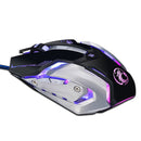 IMICE V8 USB Wired RGB Gaming Mouse 4000DPI Macro Programming 6D Optical Mechannical Computer Gamer Mouse for Laptop PC Computer
