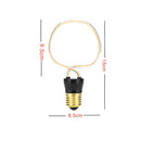 4.5W JH-AP Retro Edison Unique Indoor Home Lamp E27 LED Soft Filament Light Bulb AC220-240V