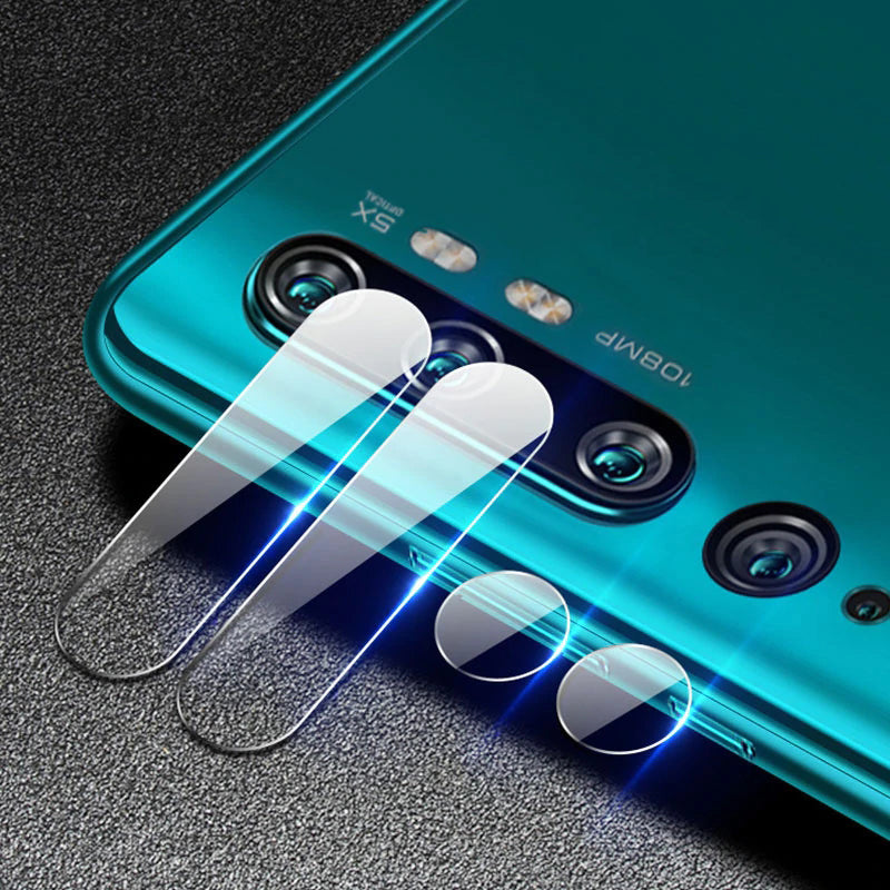 BAKEEY Transparent Ultra-thin Soft TPU Protective Case + 2PCS Anti-scratch Tempered Glass Lens Protector for Xiaomi Mi Note 10 / Xiaomi Mi Note 10 Pro / Xiaomi Mi CC9 Pro