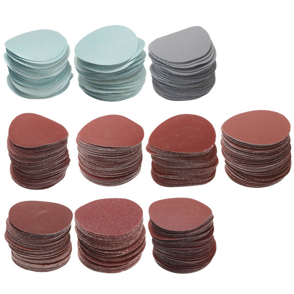 50pcs 3 Inch 40-7000 Grit Sanding Discs Sanding Polishing Pad Flocking Sandpaper